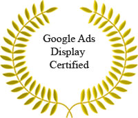 badge displaying Google Display certified